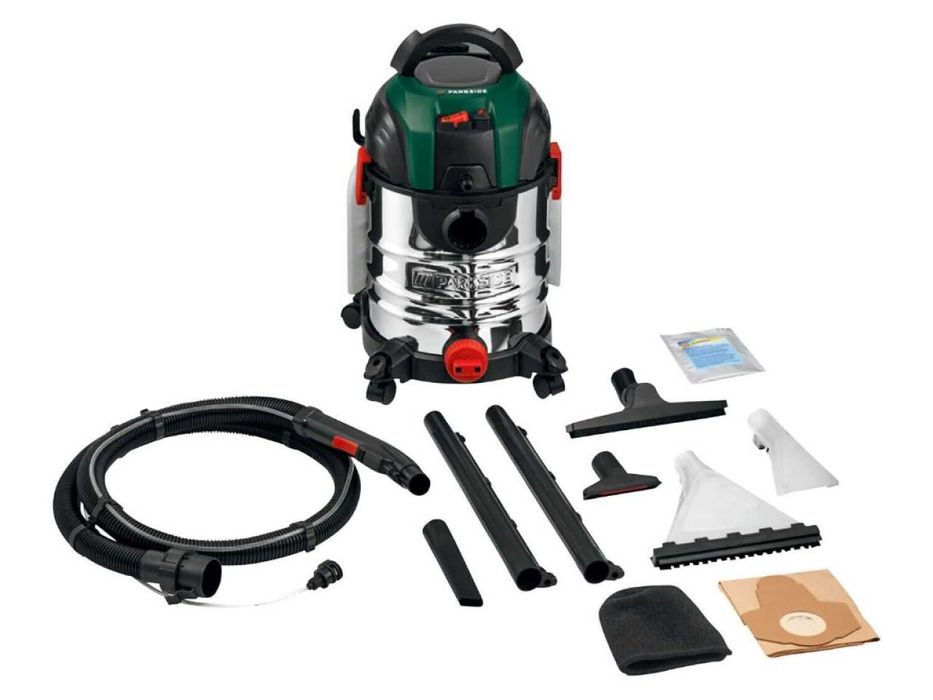 Прахосмукачка за Сухо и Мокро Почистване PARKSIDE 1600W 20L
