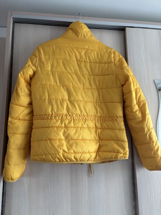 Geaca  de primavara dama,galben mustar,marimea M
