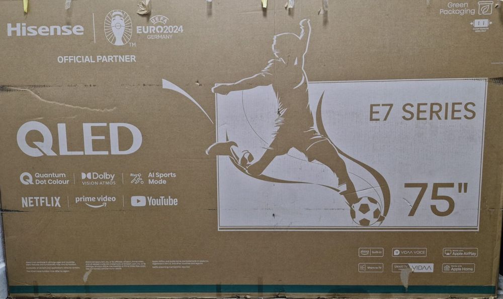 Tv Smart Qled Hisense E7 Series 190cm