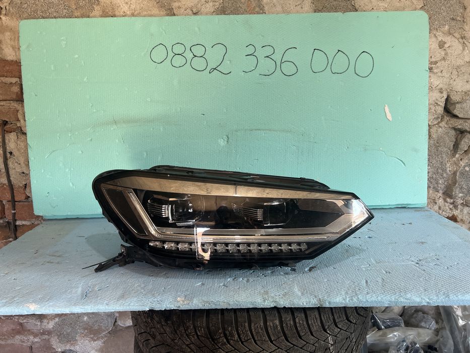 VW Touran 15- Full led десен фар 2019