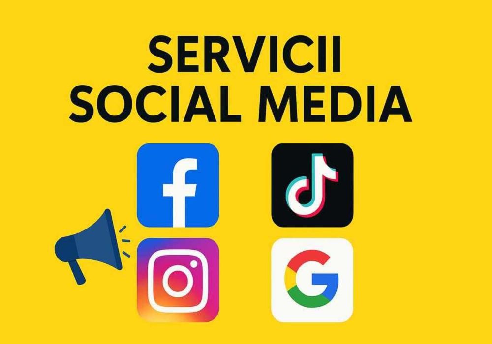 Servicii de promovare Facebook, TikTok, Instagram, Google
