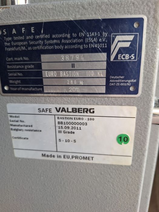 Сейф, каса || клас