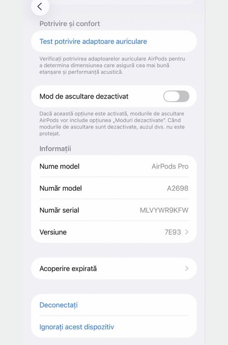 Apple AirPods Pro (2nd Gen) Model A2698