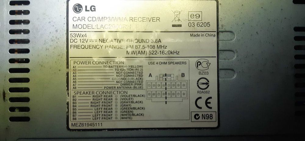 Navi Blaupunkt perfect functional  si un radio cd LG