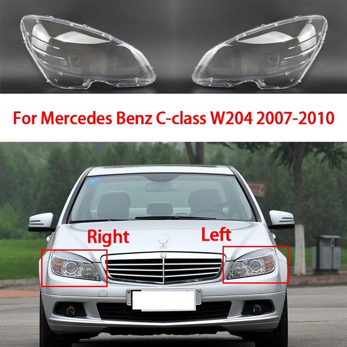 Set Sticle Faruri Mercedes C Class w204 2007 - 2010 Sticla Far