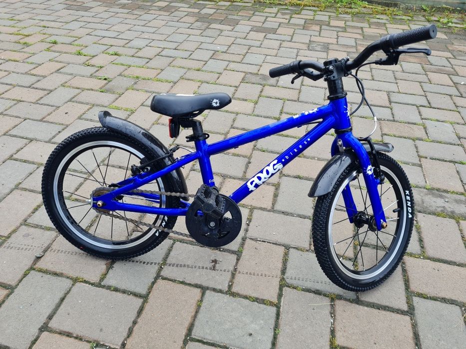 Bicicleta copii Frog 44, 16', pentru 4-5 ani, albastru