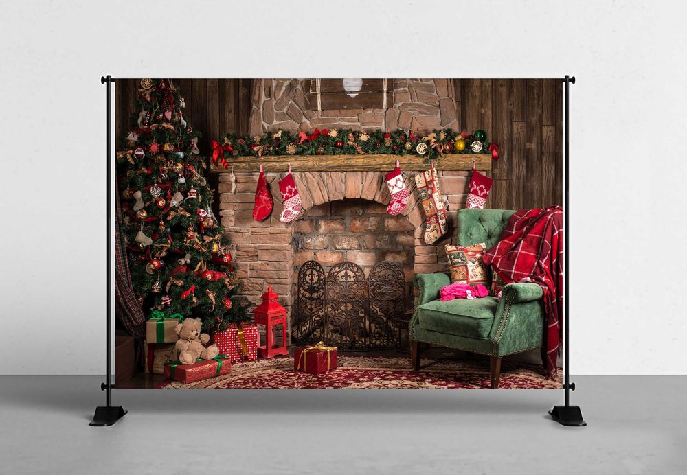 Fundal Foto Textil - Personalizat - Tematica Craciun 2025
