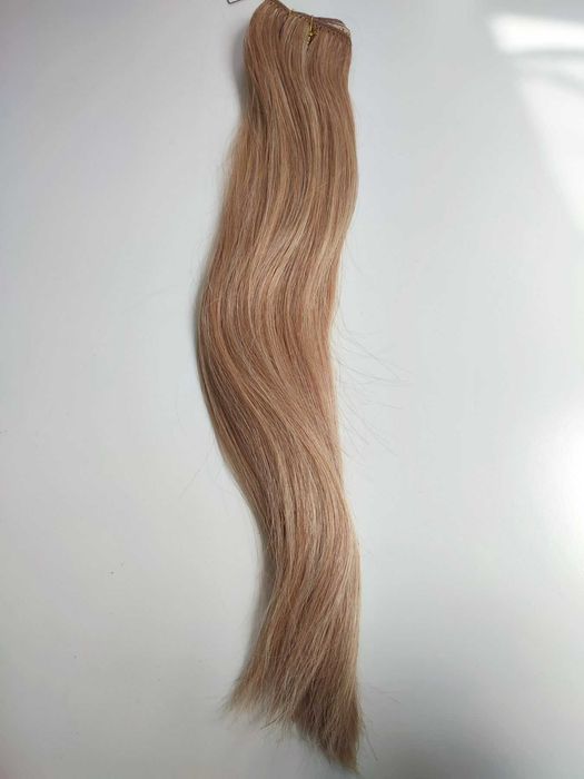 ТОП реми екстеншъни - естествена коса, равномерна плътност, 52/57/62см