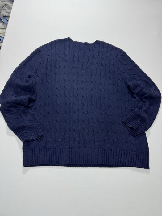 Pulover tricotat Polo ralph lauren premium quality bleumarin & orange