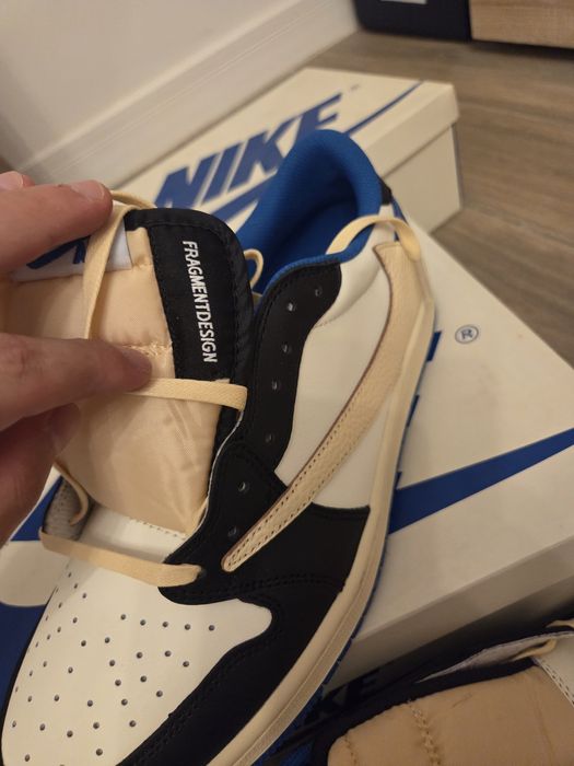 Jordan 1 travis scott fragment low full box