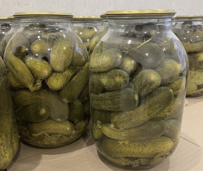 Домашнее соленье огурцы, помидоры