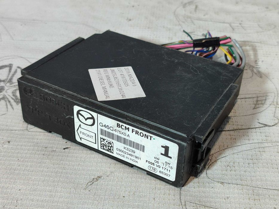 Modul confort / Unitate BCM fata Mazda 6 GJ COD: G46C-675X0A 2016 / [2013-2016] / (5G3)
