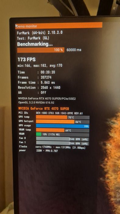 Placa video Asus Prime 4070 Super