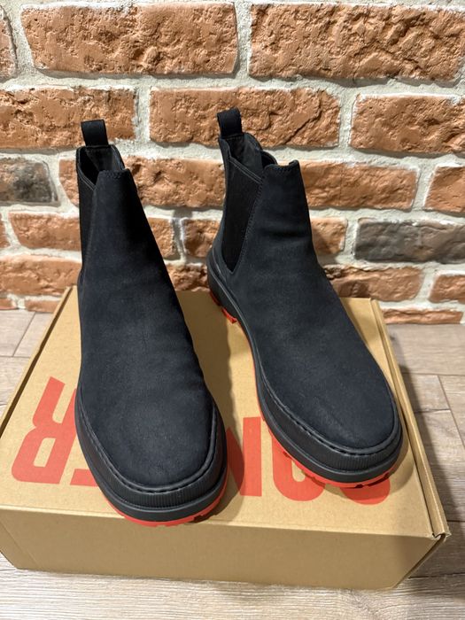 Ghete Camper negru/rosu