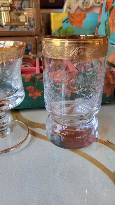Италиански кристални чаши Murano Medici
