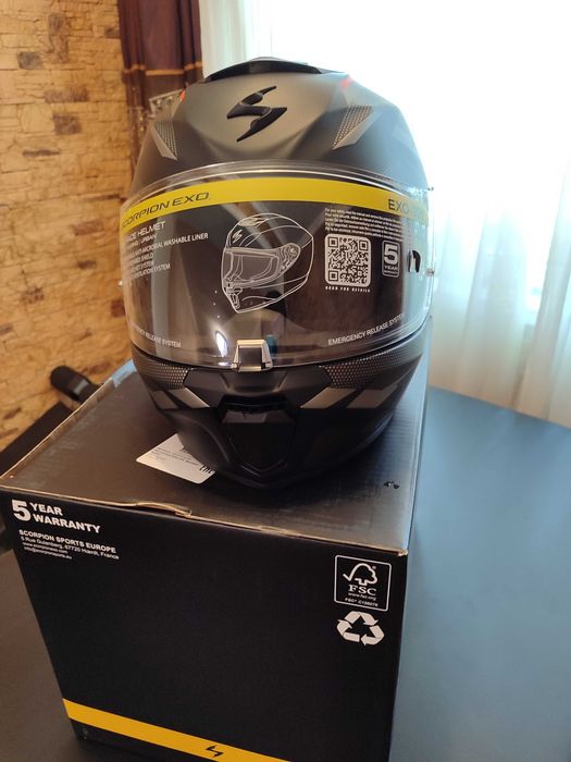 Продам новый шлем Scorpion EXO 391 не подошёл размер