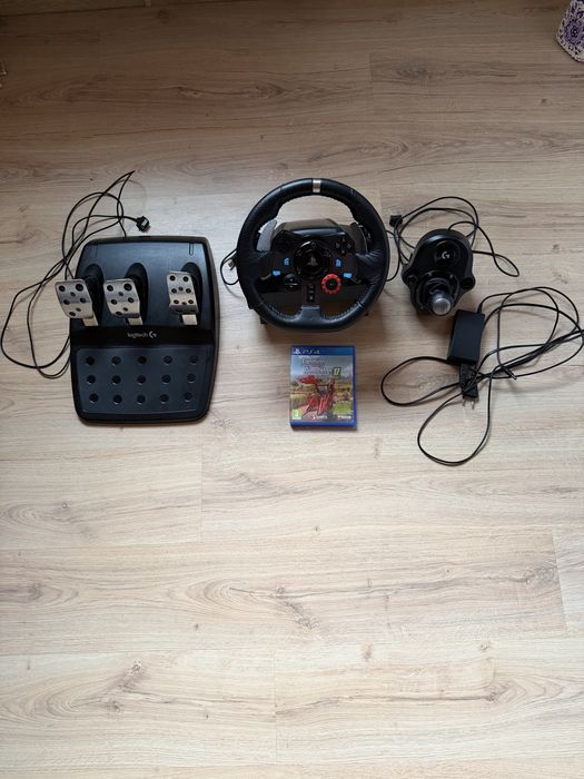 Logitech G29 + Schimbător PS4 PS5 PC | Funcționează perfect + Joc CADOU