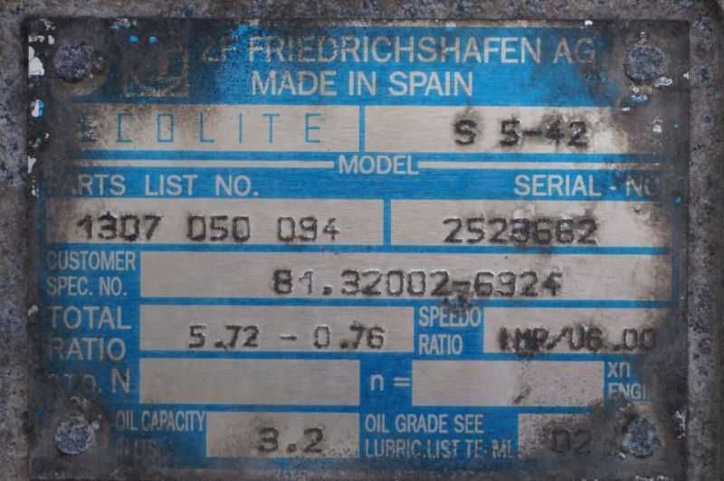 Cutie de viteze ZF Ecolite S5-42 L2000 MAN F2000 - Piese de schimb MAN