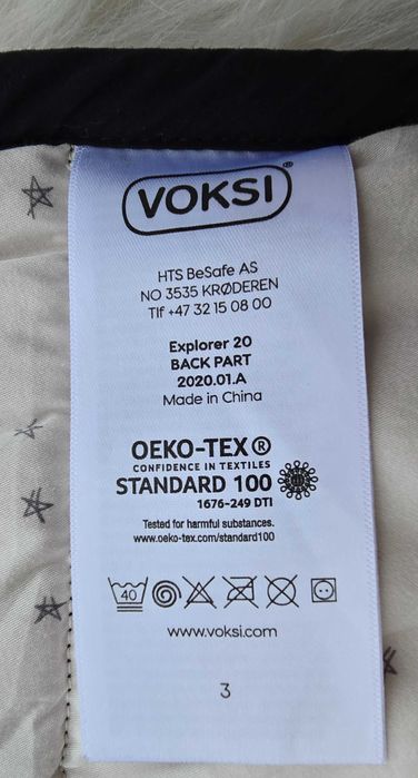 Чувал за количка с вълна и гъши пух Voksi®