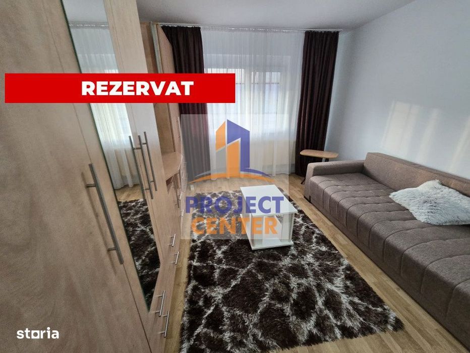 Garsoniera, etajul 1, zona Dedeman, mobilata, utilata