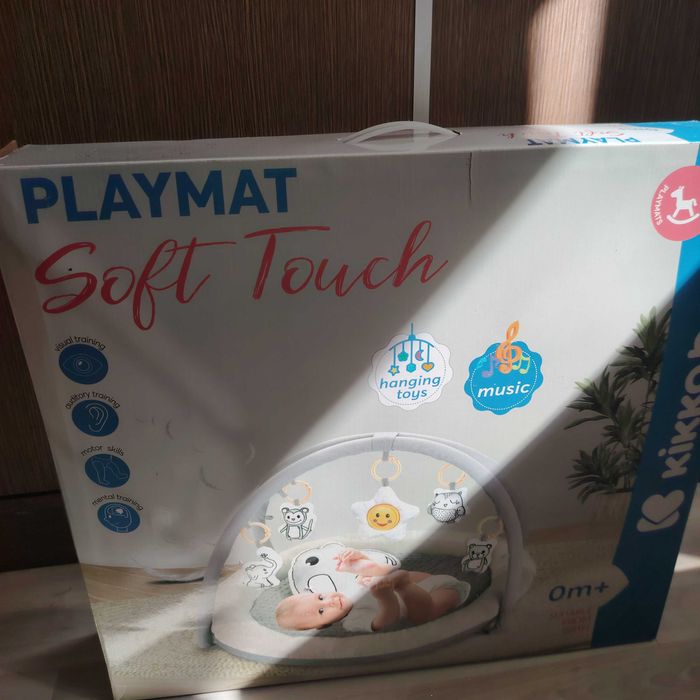 Бебешка активна гимнастика с възглавница Kikka boo Soft touch Giraffe