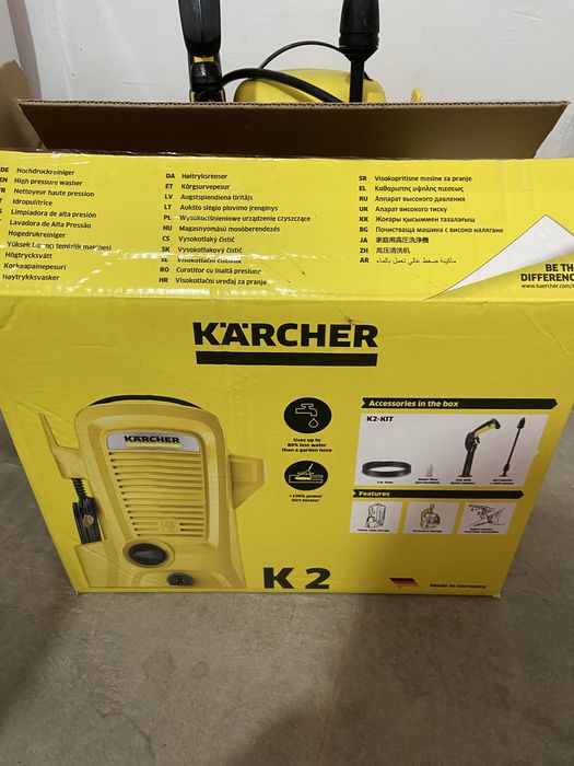 Водоструйка Karcher K 2, използвана, работи като нова