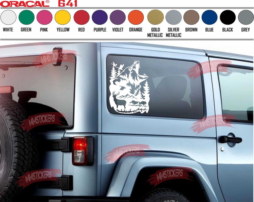Горски Кът Автомобилен стикер / Изработка на Автомобилни стикери