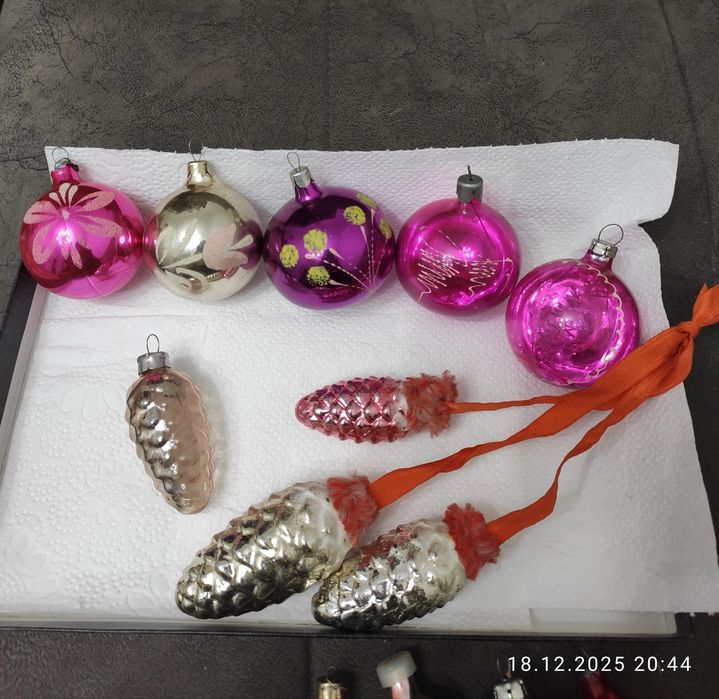 Ёлочные игрушки из СССР