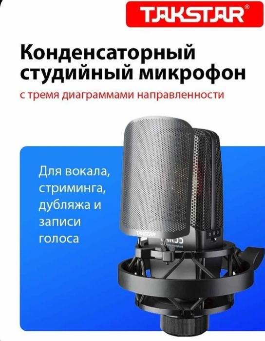 Студийный конденсаторный микрофон Takstar Tak55