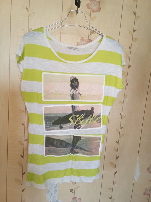 Летние майки с рисунком и стразиками