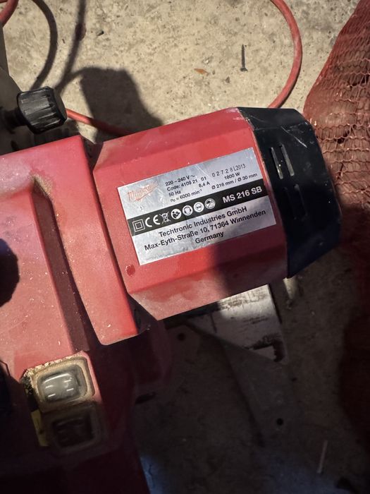 Circular milwaukee MS 216 SB