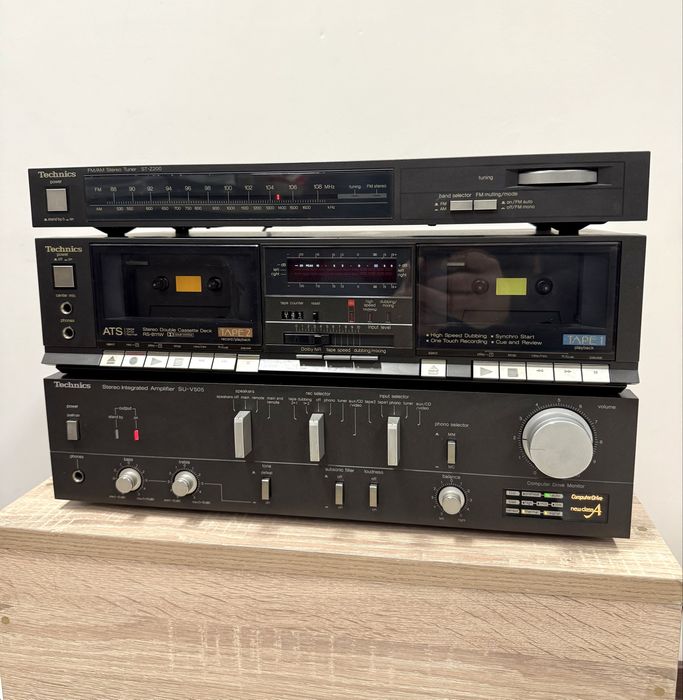Ретро аудио система  TECHNICS - усилвател, дек, тунер