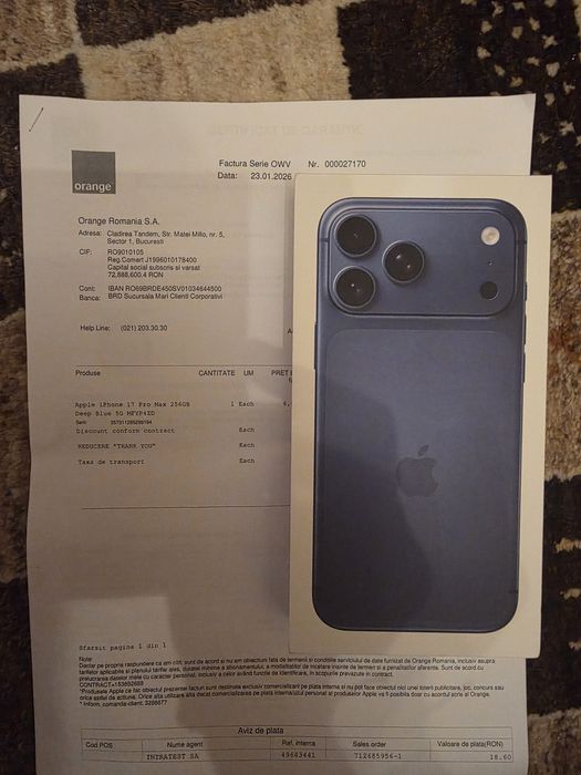 Iphone 17 PRO MAX NOU