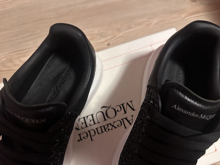 Alexander McQueen sneakers black sparkle