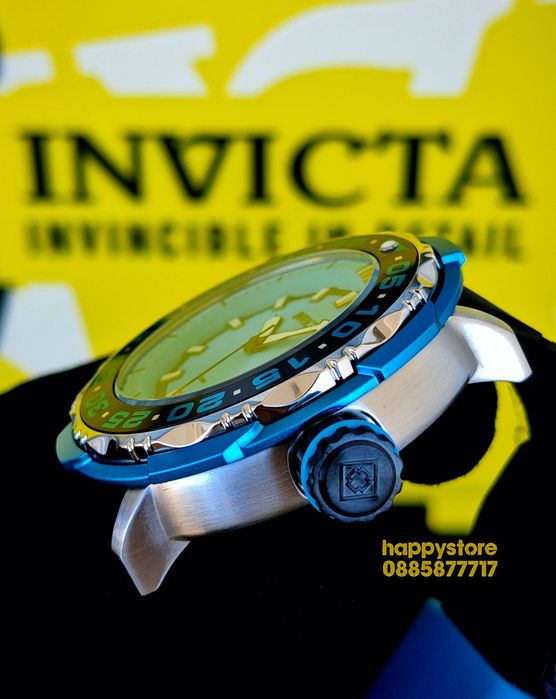 INVICTA Chrononaut Blue 52 mm, Инвикта нов ръчен часовник