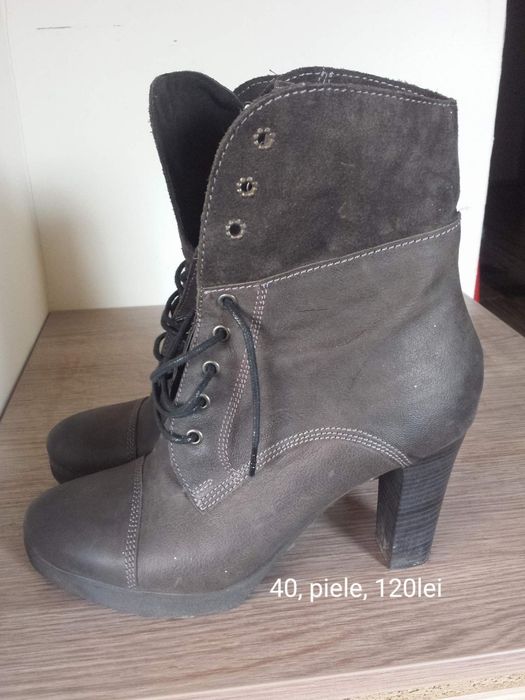 Ghete maro din piele