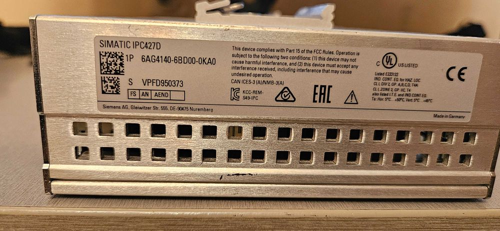 SIMATIC IPC427D (Microbox PC), HD