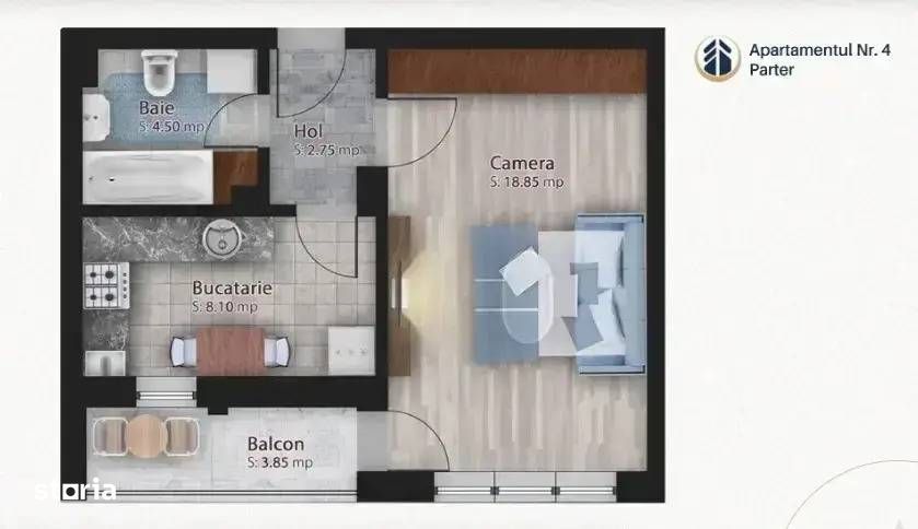 Garsoniera Decomandata Stefan cel Mare Metrou Obor 600 m Dezvoltator