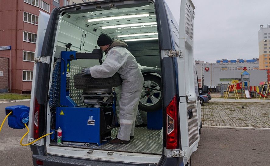 Выездной шиномонтаж