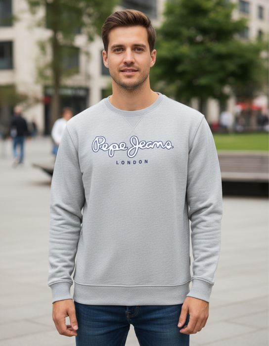 Pepe Jeans Crew Neck Logo Sweatshirt ОРИГИНАЛЕН мъжки суичър - XL