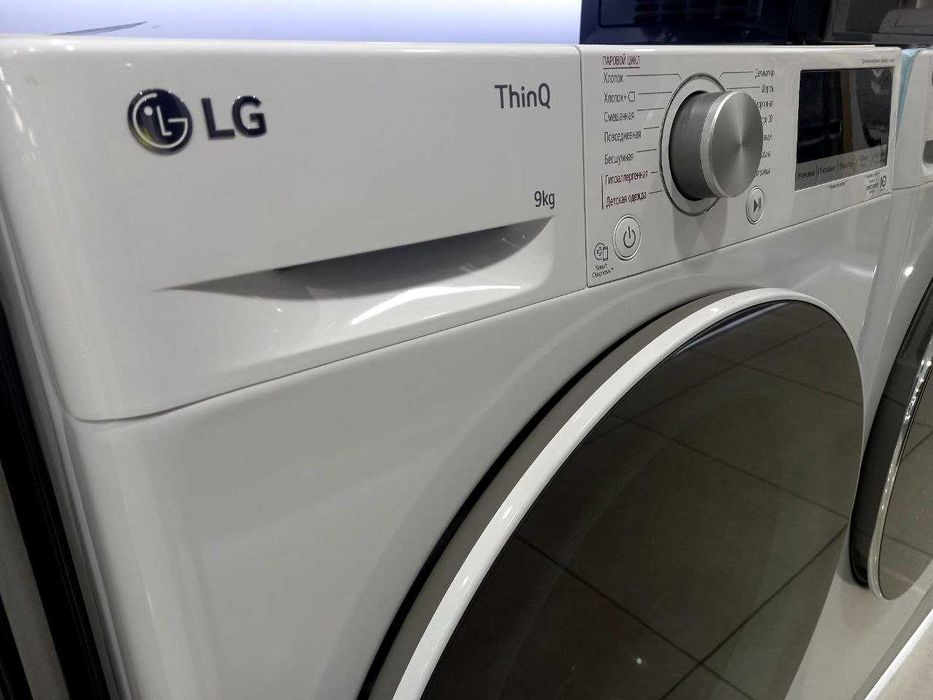 Стиральная машина LG 9 кг F4V5VS0W AI DD Inverter Steam Wi-Fi