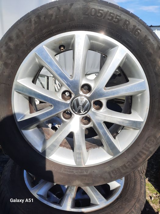 Ляти джанти с гуми за фолксваген 5×112, 16цола