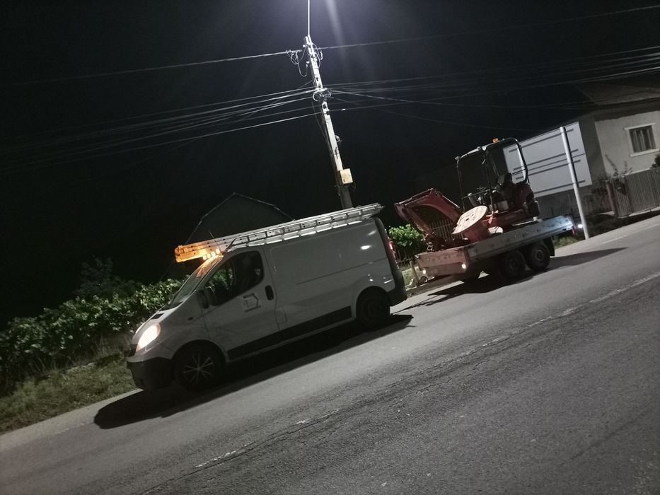 Nacela Prb 14 m de închiriat și servicii electrice   și Miniexcavator