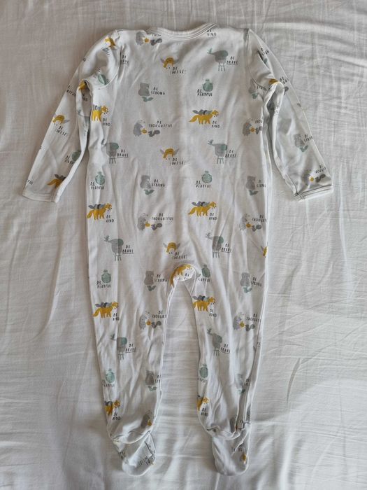 3 pijamale salopetă, mărimea 80