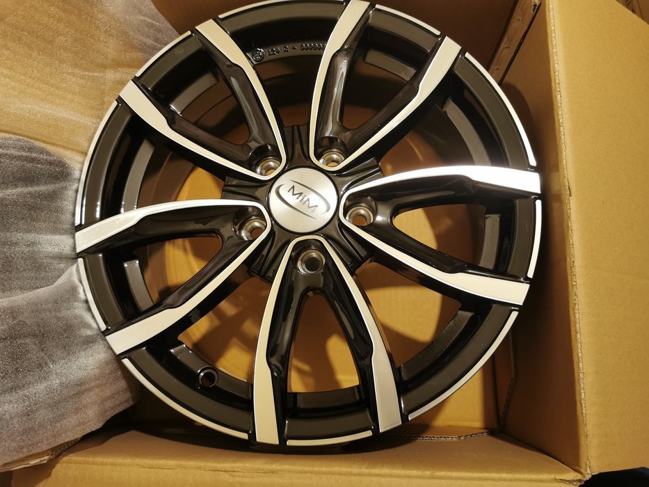 Vand jante de aliaj marca MiM 5x112 pe 16 black-polis