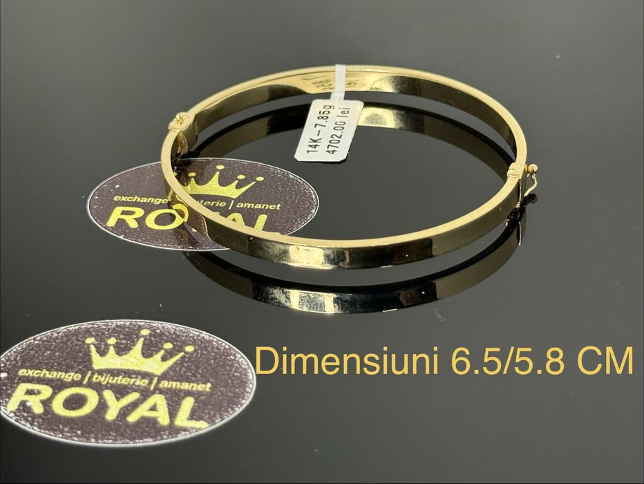 Bijuteria ROYAL : Bratara Fixa AUR 14K / 7.85 GR