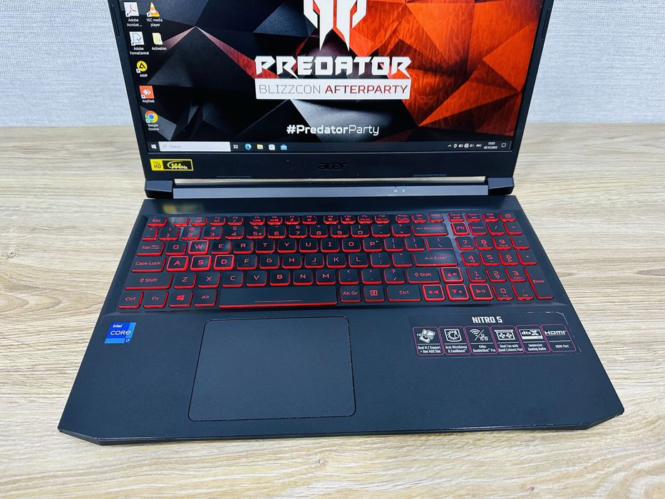 ACER Nitro Core i7-11Gen 16 Ядерный с Топовой Видеокартой RTX3050Ti