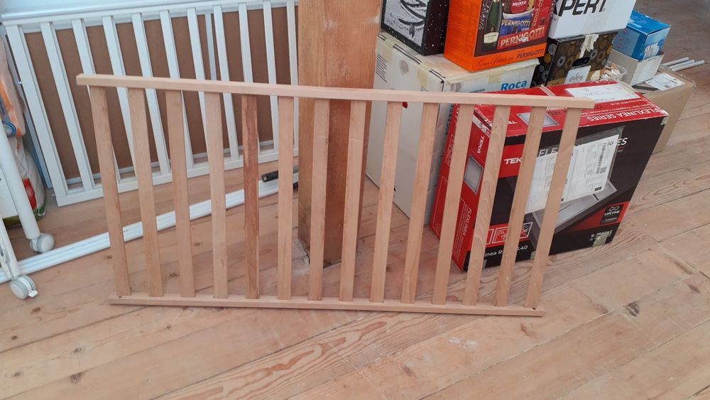 Pătuț lemn bebe tip Ikea - alb