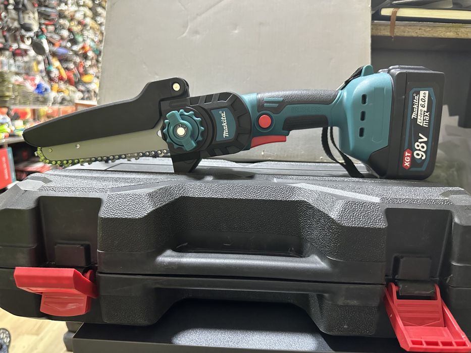 Аккумуляторная секатор и пила 2/1 набор