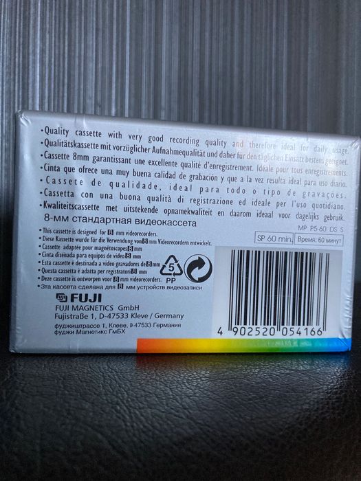 Panasonic NV-E180SP VHS  + FUJI 8mm P5-60 VIDEO